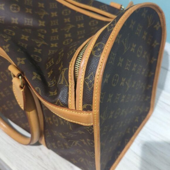 Authentic Louis Vuitton Sac Chien 50 Dog Carrier Monogram Pet Carrier Travel Bag - Picture 11 of 16